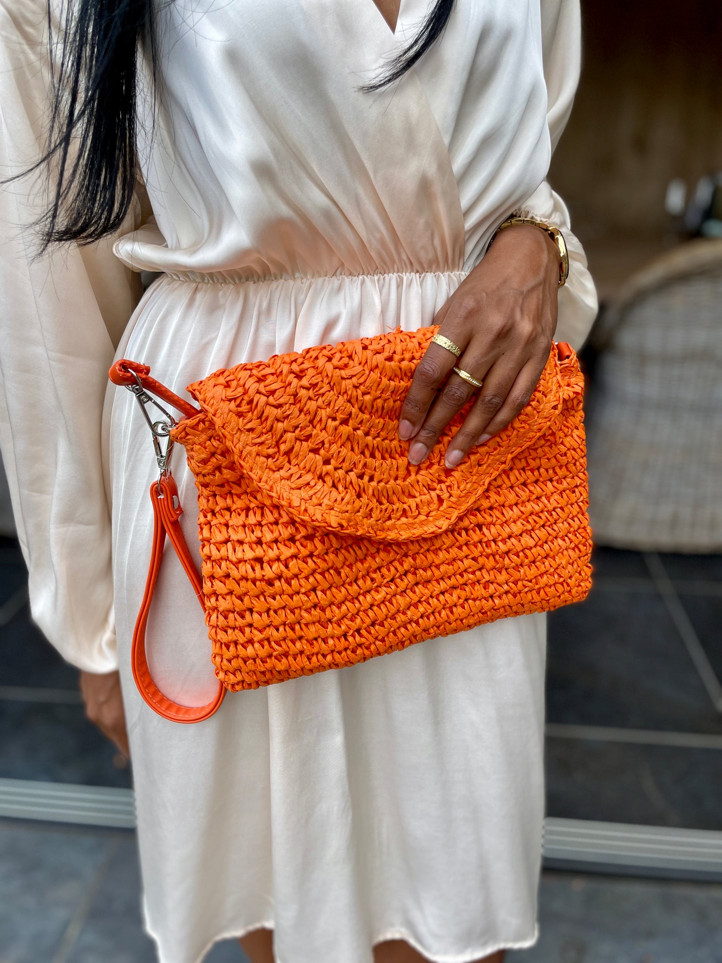 CLUTCH ORANGE BAG