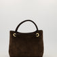 HANDBAG SUEDE GRAIN