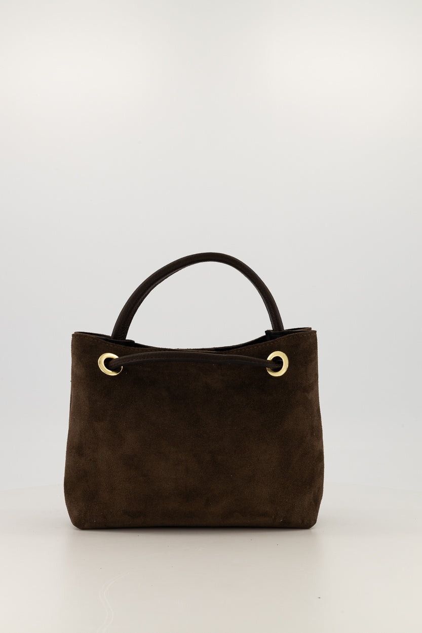 HANDBAG SUEDE GRAIN