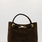 HANDBAG SUEDE GRAIN