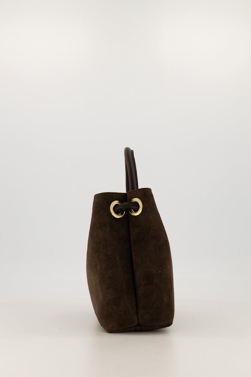 HANDBAG SUEDE GRAIN