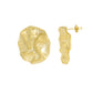 Earrings statement structure round