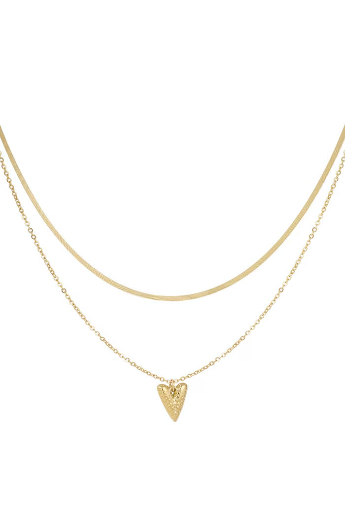 Heartfelt layers necklace