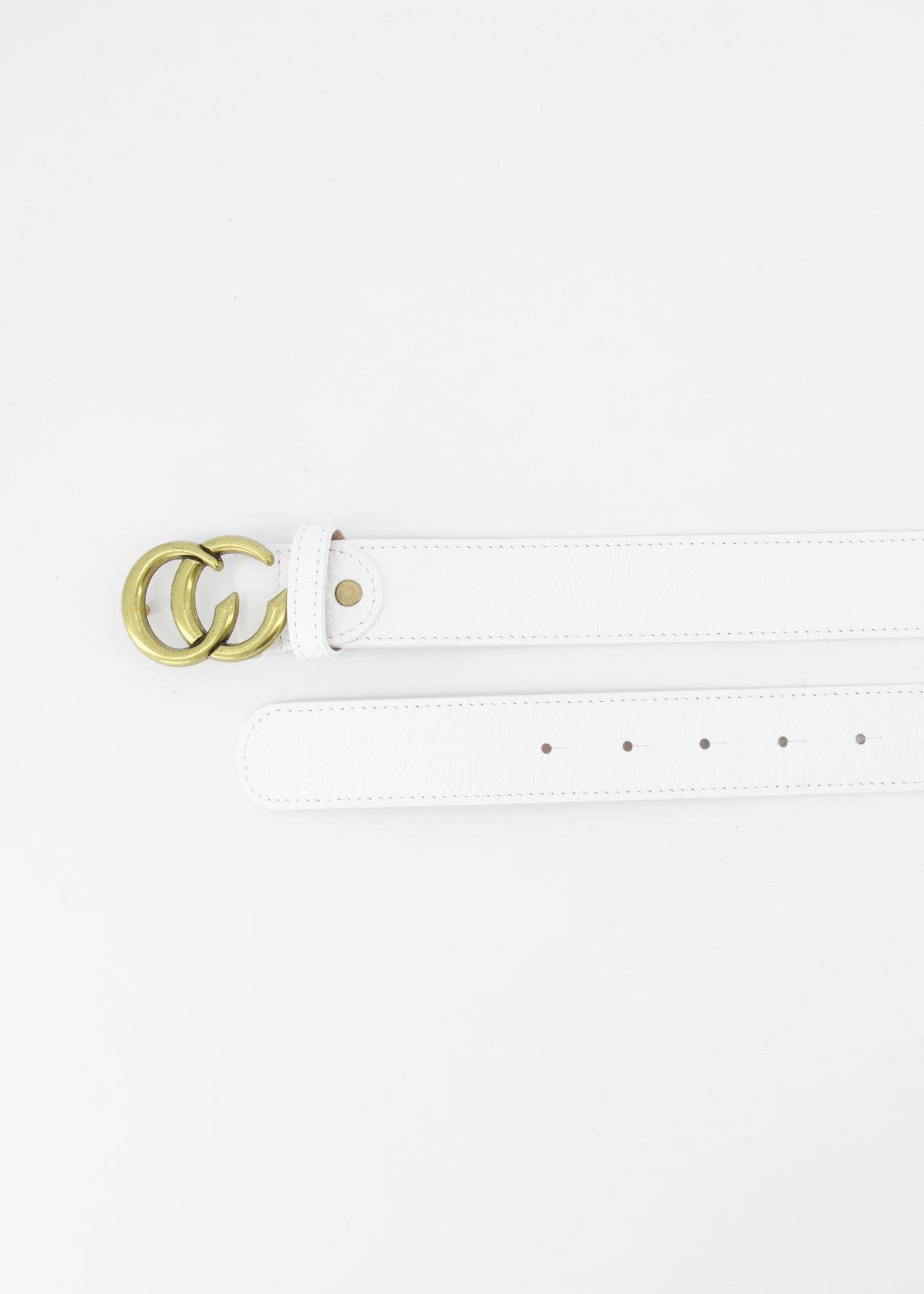 BELT CECILE WHITE -RIEM