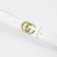 BELT CECILE WHITE -RIEM