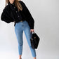 BLOUSE COTON BLACK